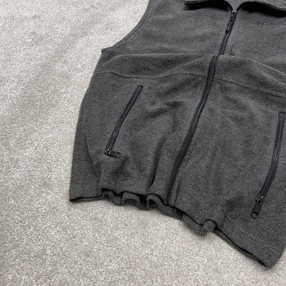 Columbia technical fleece gilet S full zip up y2k style autumn