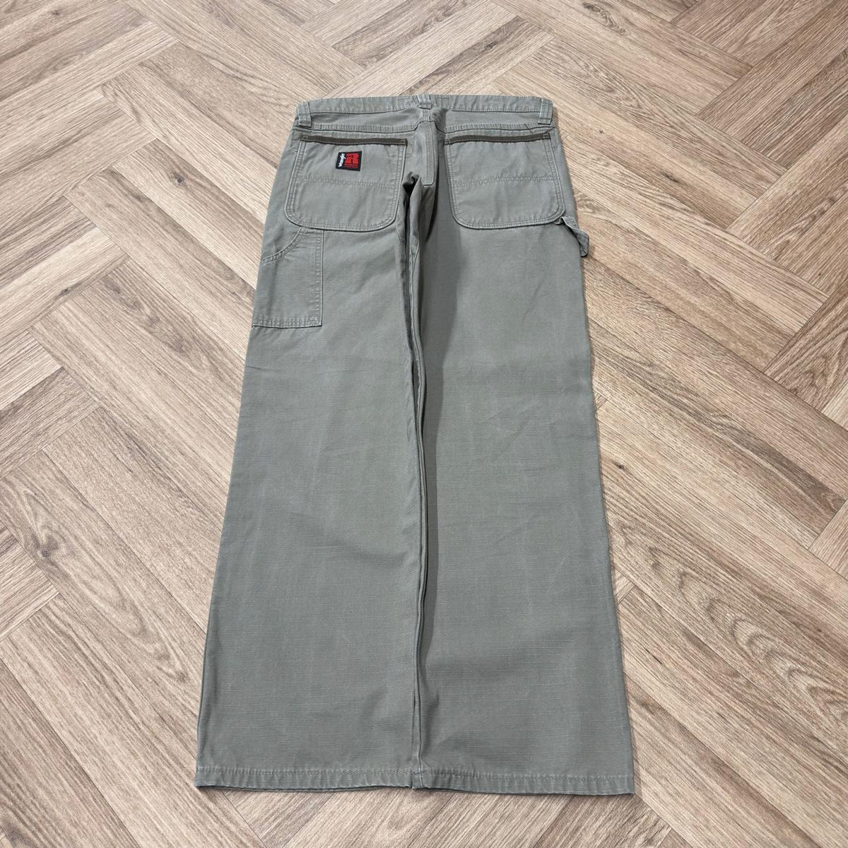 Wrangler Riggs carpenter jeans y2k Loose straight leg canvas utility workwear skate trousers