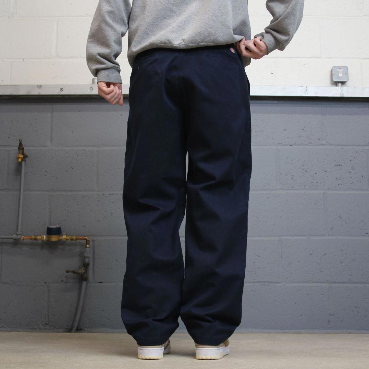 Dickies 874 skater work pants navy loose straight original fit chino style skate trousers