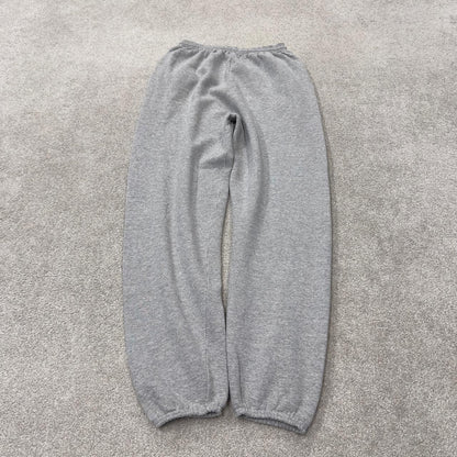 Y2K Champion grey casual sweatpants joggers Loose 2000s style jogging bottoms