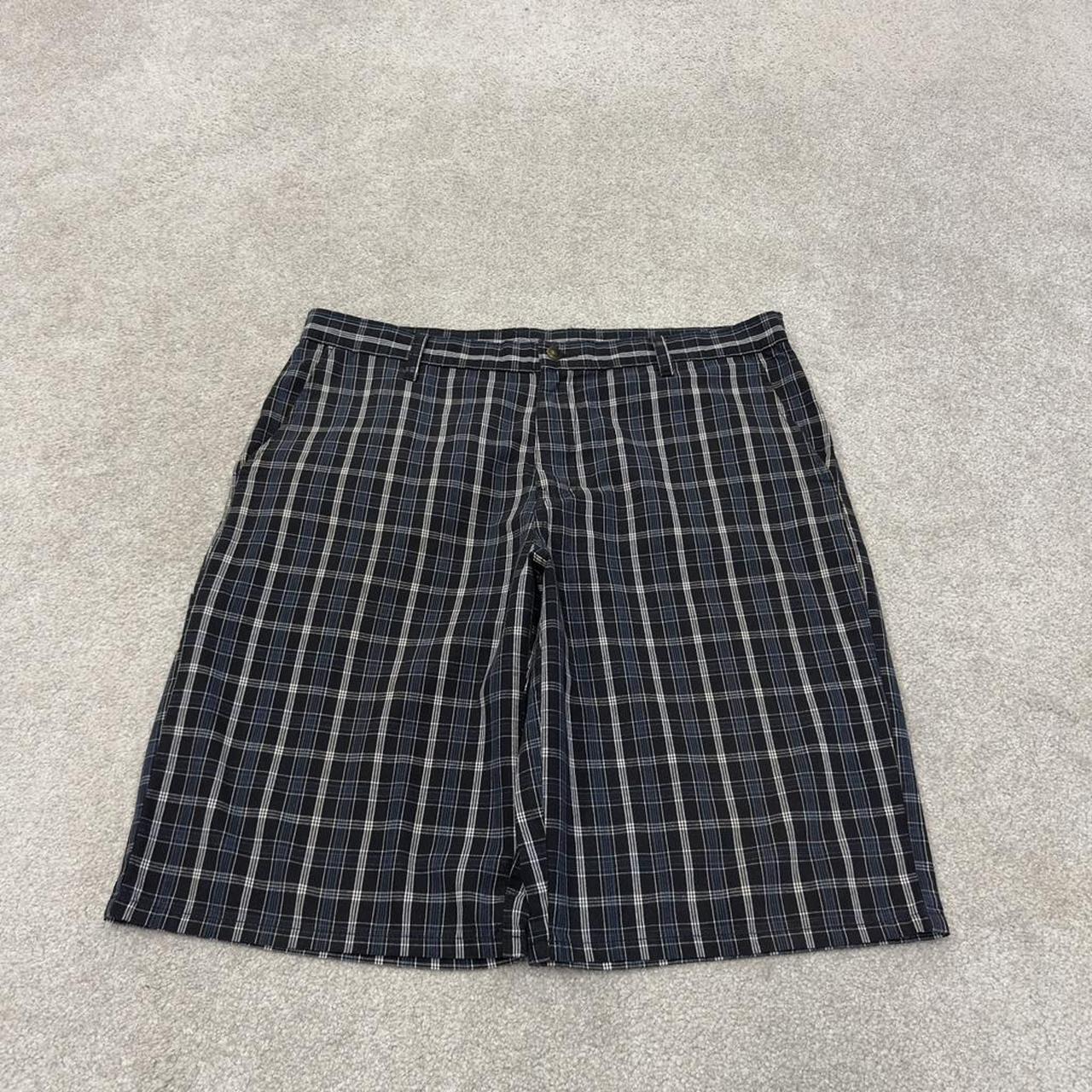 Dickies checkered chino shorts carpenter navy black Chino skater / surf shorts loose fit festival