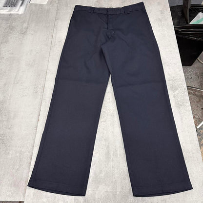 Navy Dickies 874 pants W36L32 twill style chino skate trousers Flex