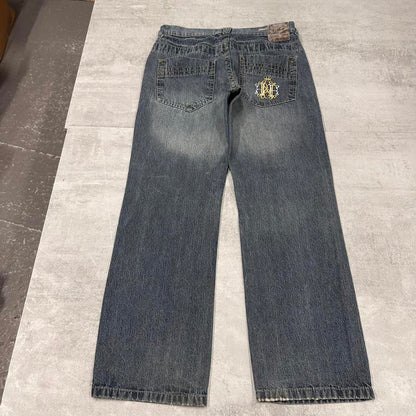 Enyce jeans W34 L32 blue loose y2k hip hop jeans
