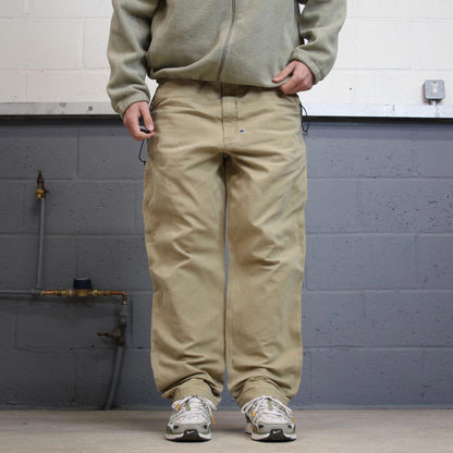 Y2K Carhartt carpenter jeans khaki Relaxed fit canvasy skate style workwear cargo pants