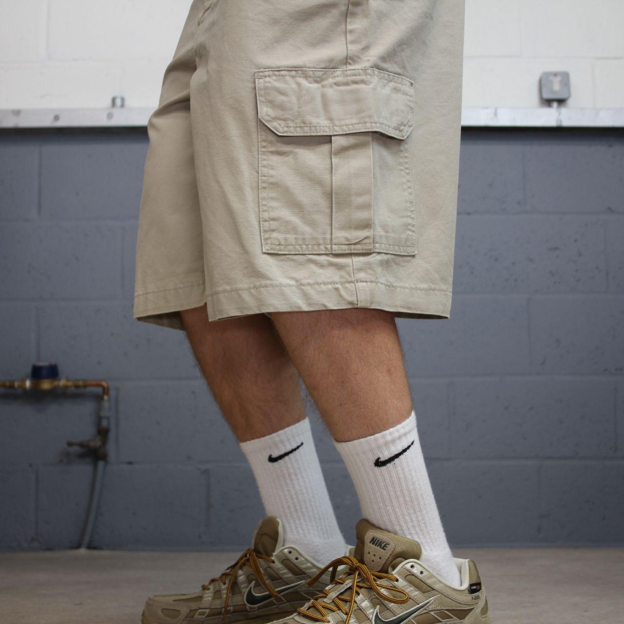 Dickies cargo workwear shorts utility beige skater / surf shorts loose relaxed fit festival
