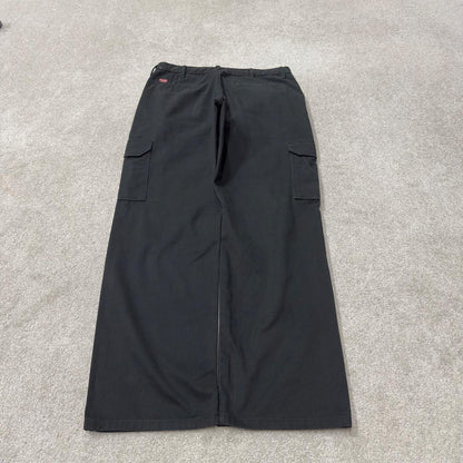 Wrangler chino cargo pants y2k W34L32 black Loose leg skater workwear pants