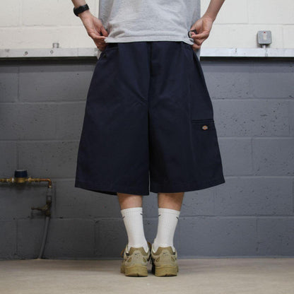 Dickies extra baggy chino shorts carpenter navy Chino style skater shorts long wide leg festival