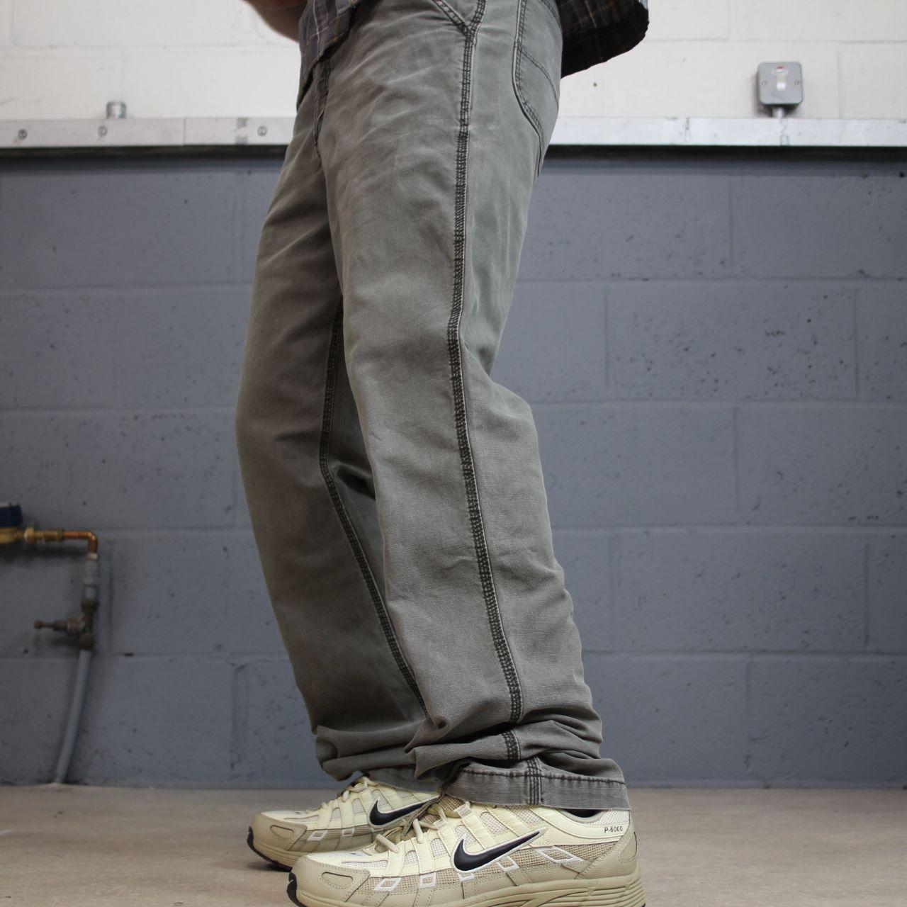 Carhartt carpenter pants relaxed y2k grey khaki Straight leg skater style workwear pants