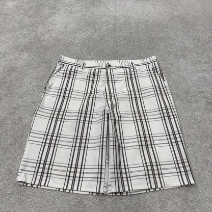 Dickies baggy checkered shorts carpenter white Chino check surf shorts long wide leg festival
