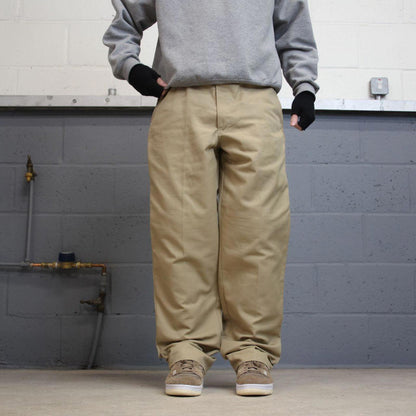 Vintage Y2k baggy work pants khaki Red Kap Chino style skate trousers workwear patch logo