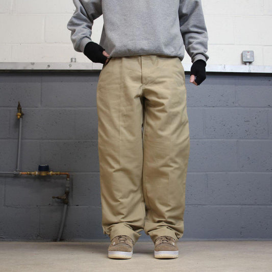 Vintage Y2k baggy work pants khaki Red Kap Chino style skate trousers workwear patch logo
