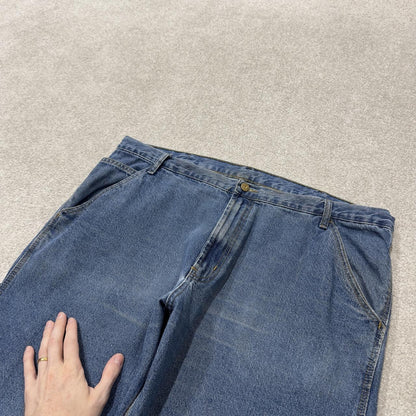 Denim carpenter jeans y2k W40L32 blue Loose straight leg skater style work cargos