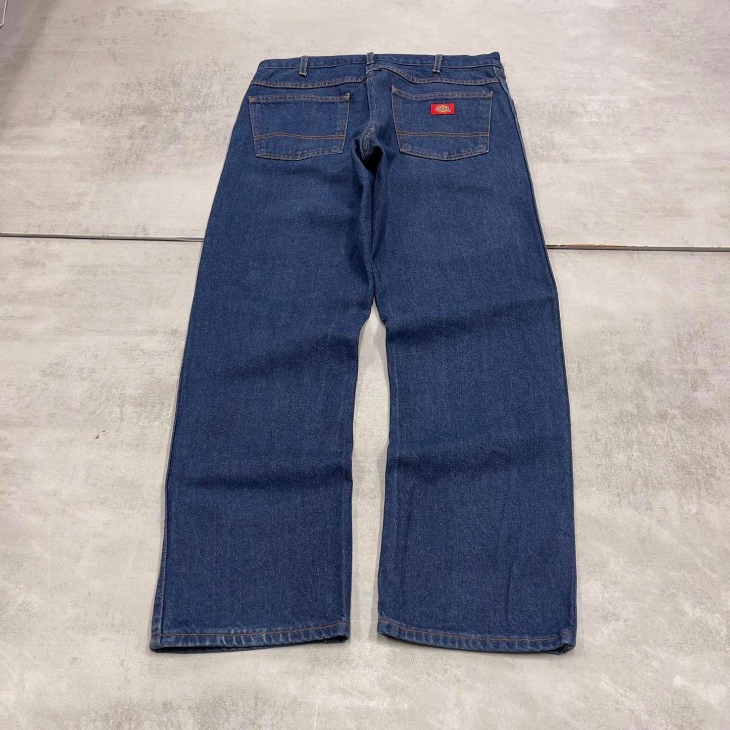 Dickies jeans W34L30 loose blue denim 90s style skater style jeans