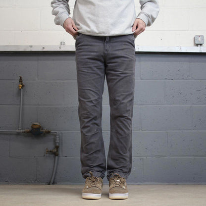 Mens Carhartt pants W33 L32 grey straight leg 90s style canvasy skater pants