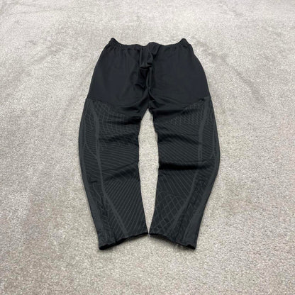 Y2k Nike tracksuit bottoms Small men's black slim joggers casual sports gym wear track pants