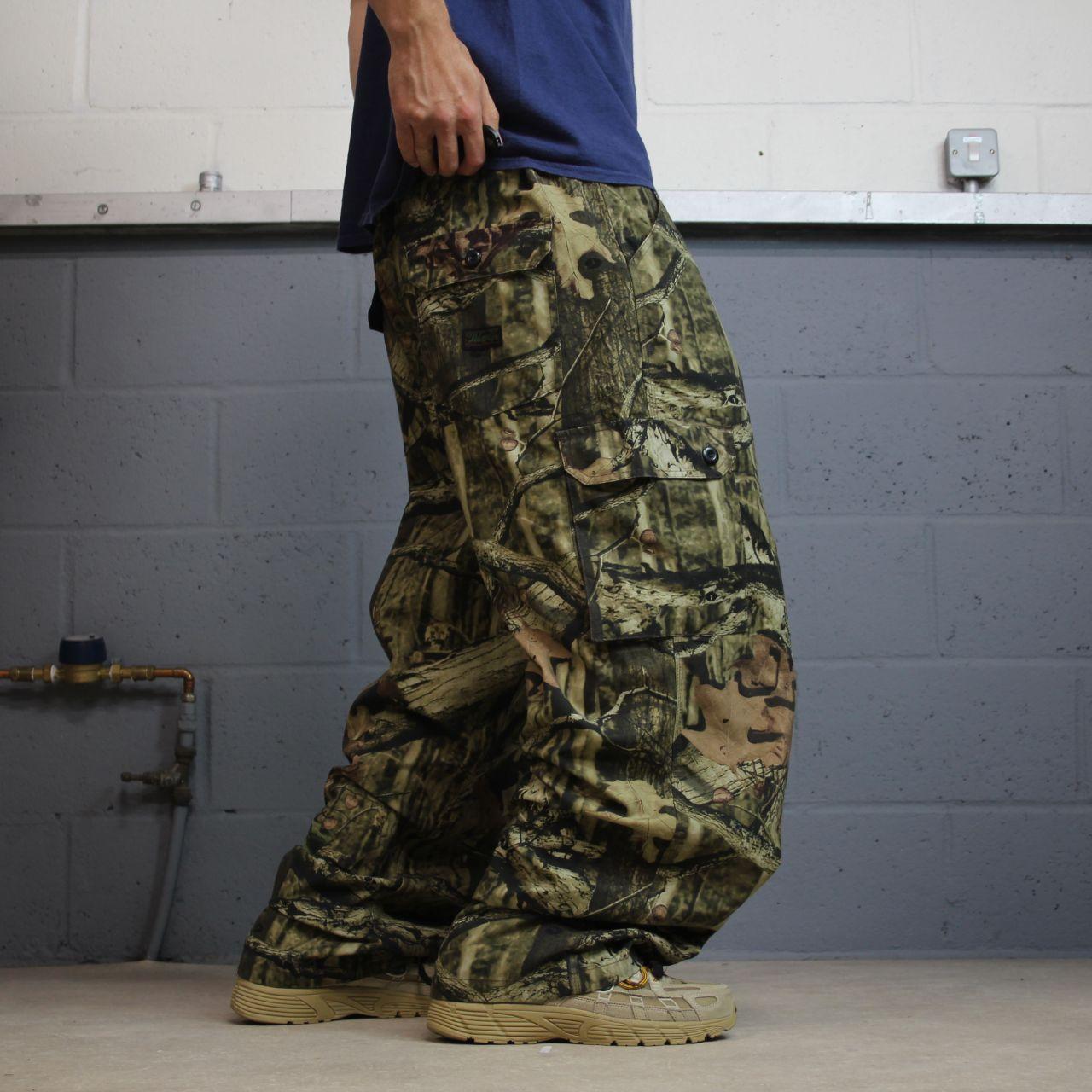 Liberty baggy camo cargo pants y2k khaki Loose fit Realtree camouflage hunting utility cargos