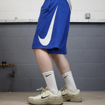 Nike sports shorts y2k Dri-Fit blue Casual style comfy loose floaty summer gym shorts