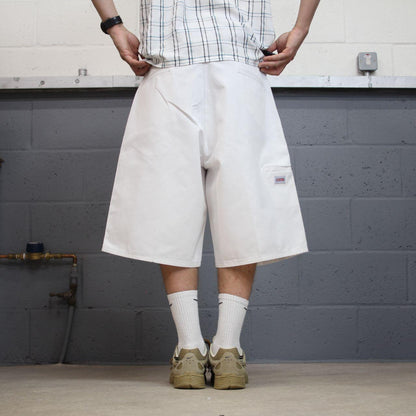 Dickies baggy chino shorts carpenter white Chino style skater shorts long wide leg festival
