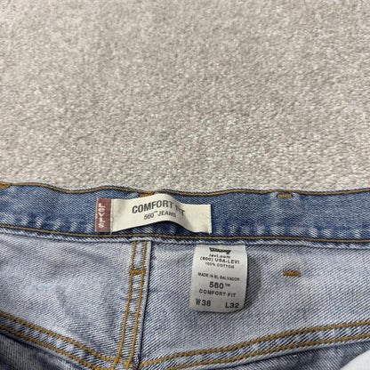 Levi’s 560 baggy jeans y2k W36L30 blue denim red tab logo y2k pants