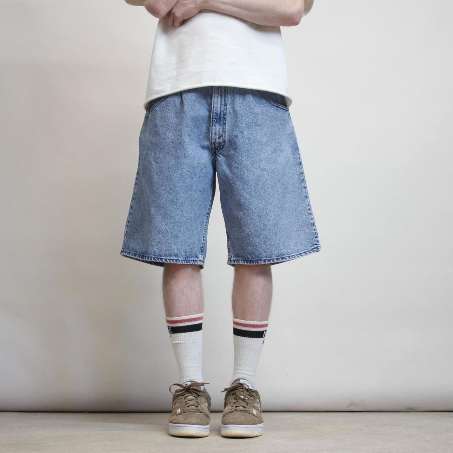 Vintage Silver Tab Levi's baggy jorts W36 loose denim 90s skater shorts