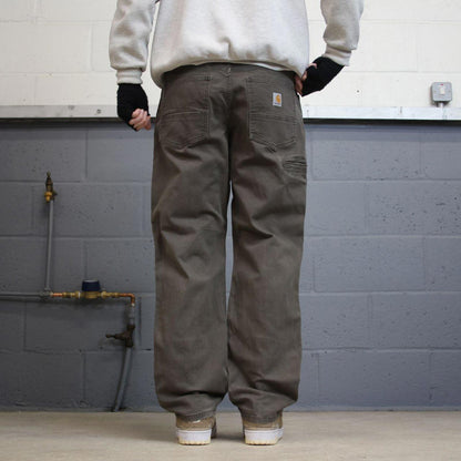 Carhartt carpenter pants W34L30 loose khaki relaxed fit skate pants