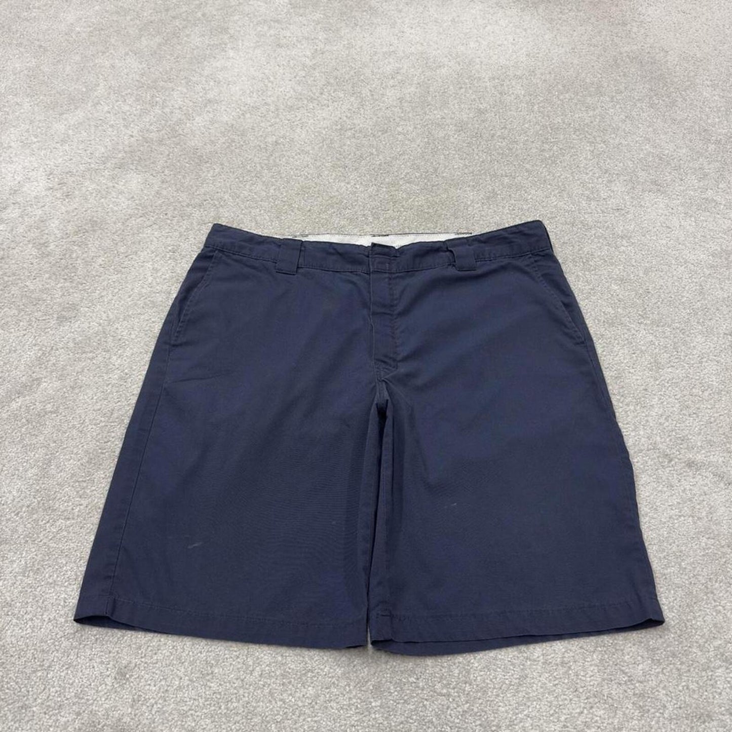 Dickies chino shorts loose y2k navy Chino style skater shorts loose leg festival