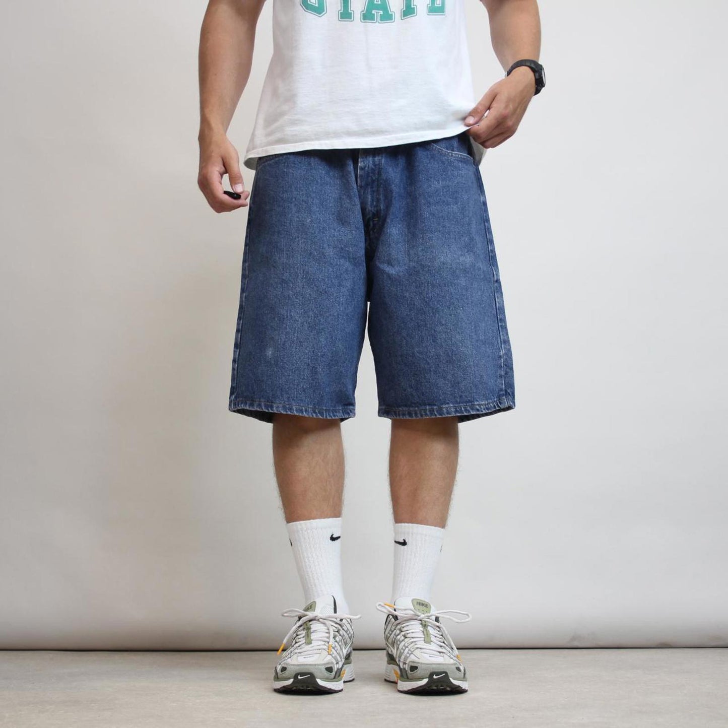 Mens Baggy Wrangler Jorts W40