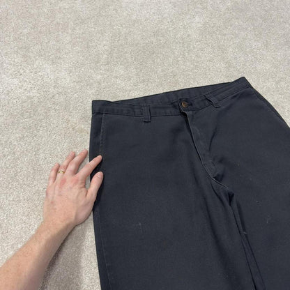 Dickies carpenter shorts chino black Twill chino skater style shorts loose long leg