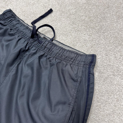 Y2K Starter tracksuit bottoms loose grey Small Loose leg lined casual track pants