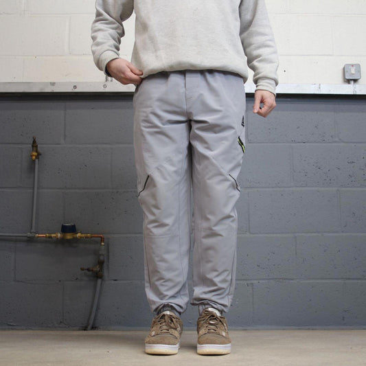 Vintage 00s Reebok tracksuit bottoms grey Medium loose y2k style joggers track pants trackies