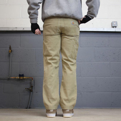 Carhartt carpenter jeans skate pants W32L32 beige canvas 90s skater style loose cargo pants