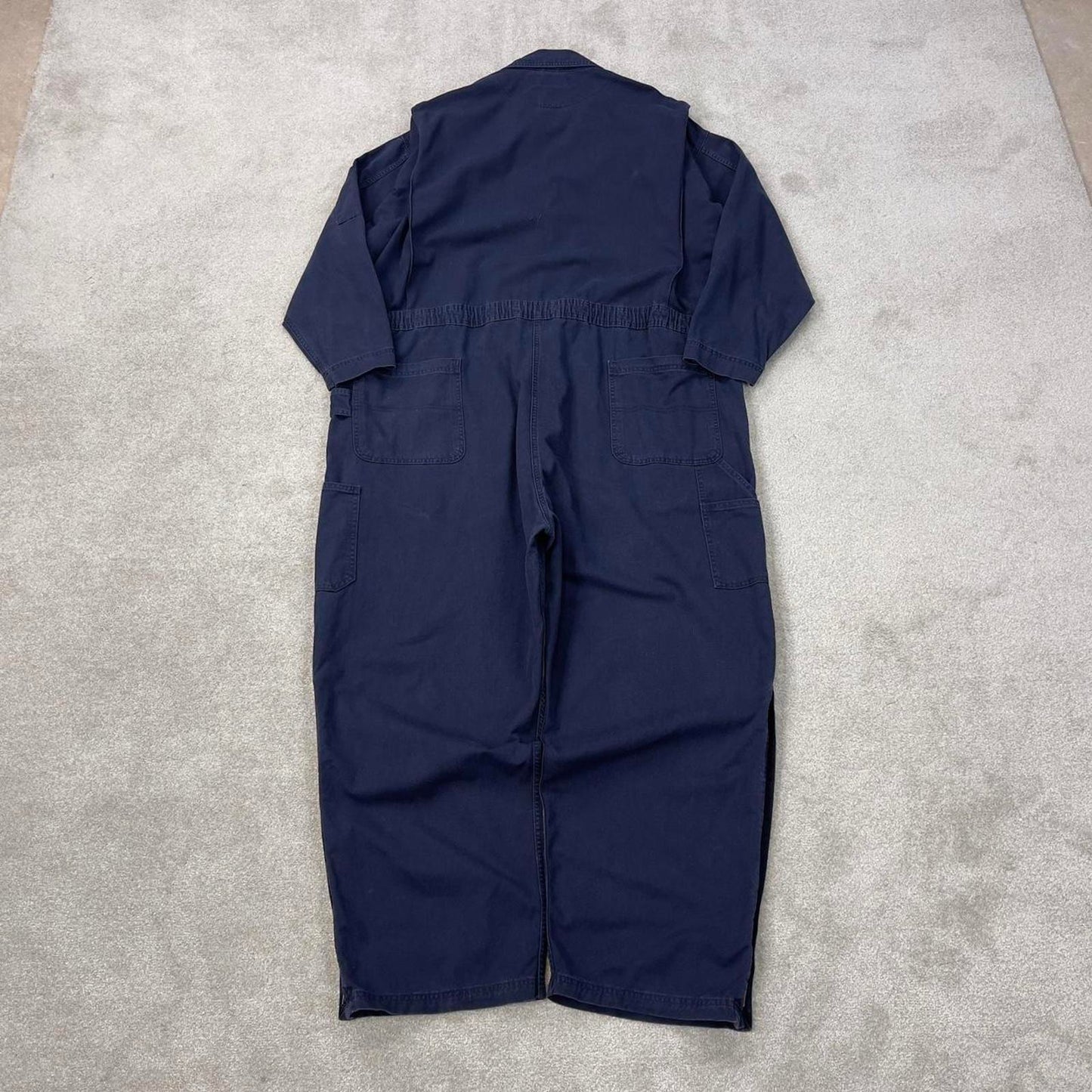 Navy Carhartt FR boilersuit 3XL unlined fire resistant coveralls heavy duty work