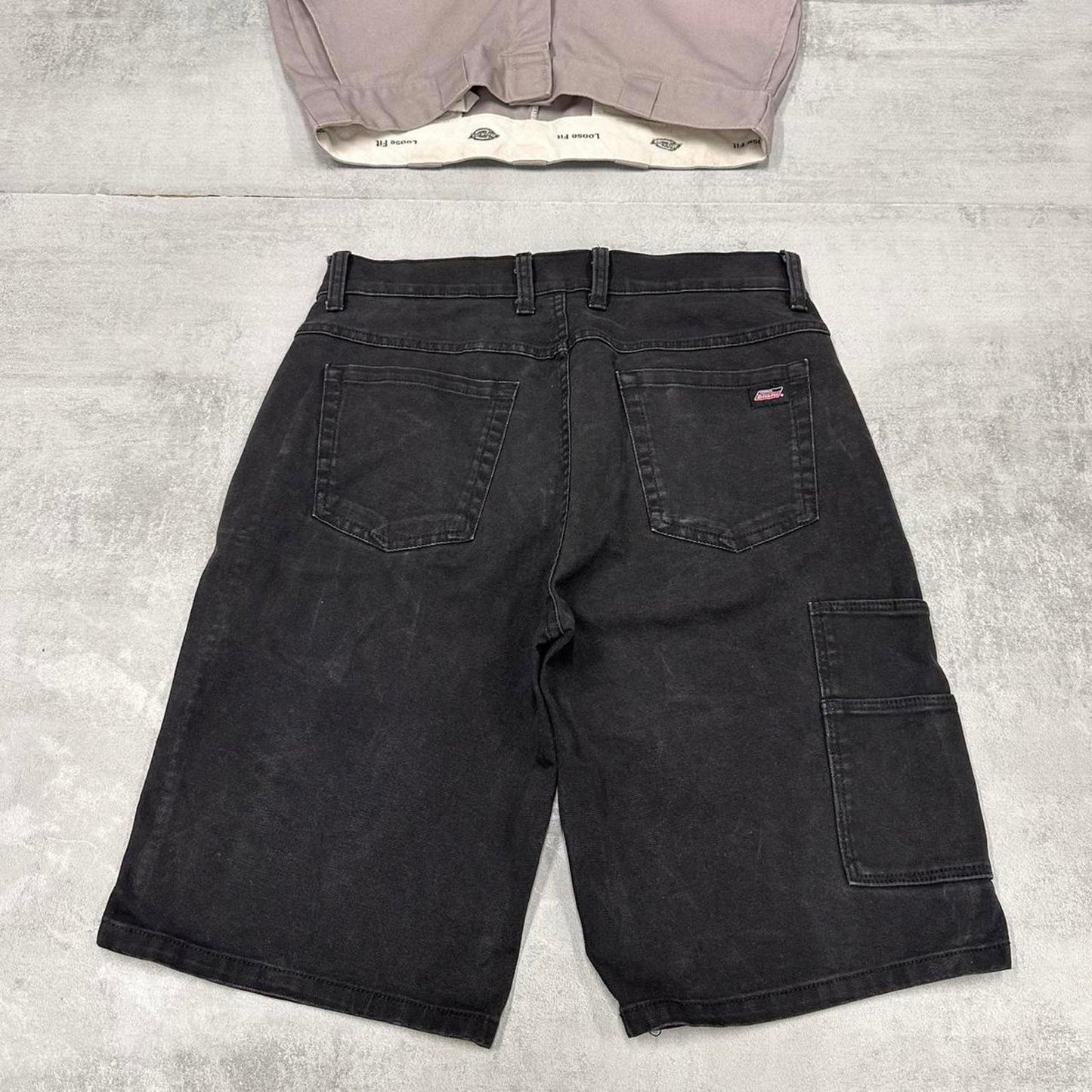 Black Dickies carpenter jorts W30