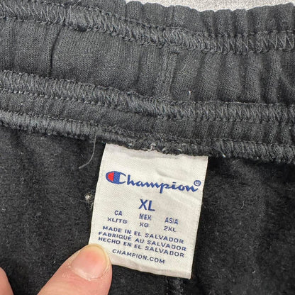 Y2k Black Champion Cargo Joggers XL