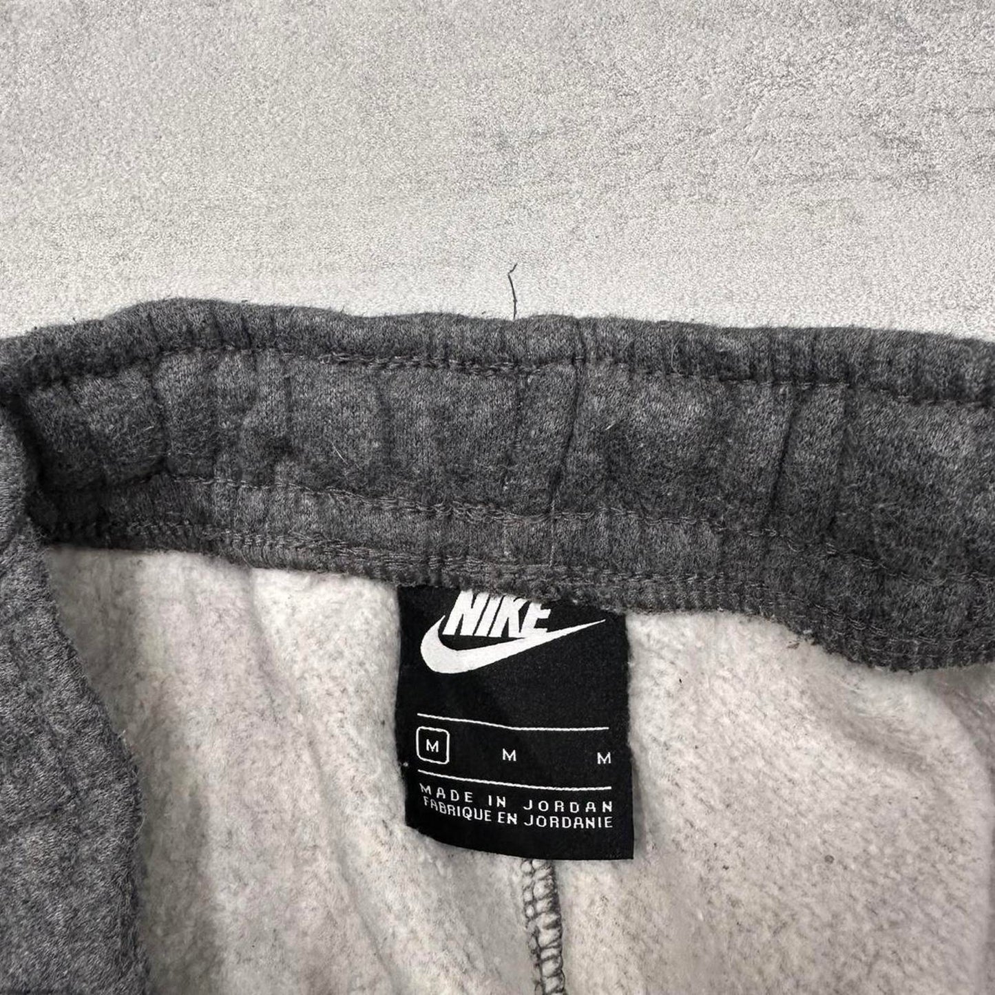 Y2k Grey Nike Cargo Joggers Medium Mens sweatpants embroidered logo