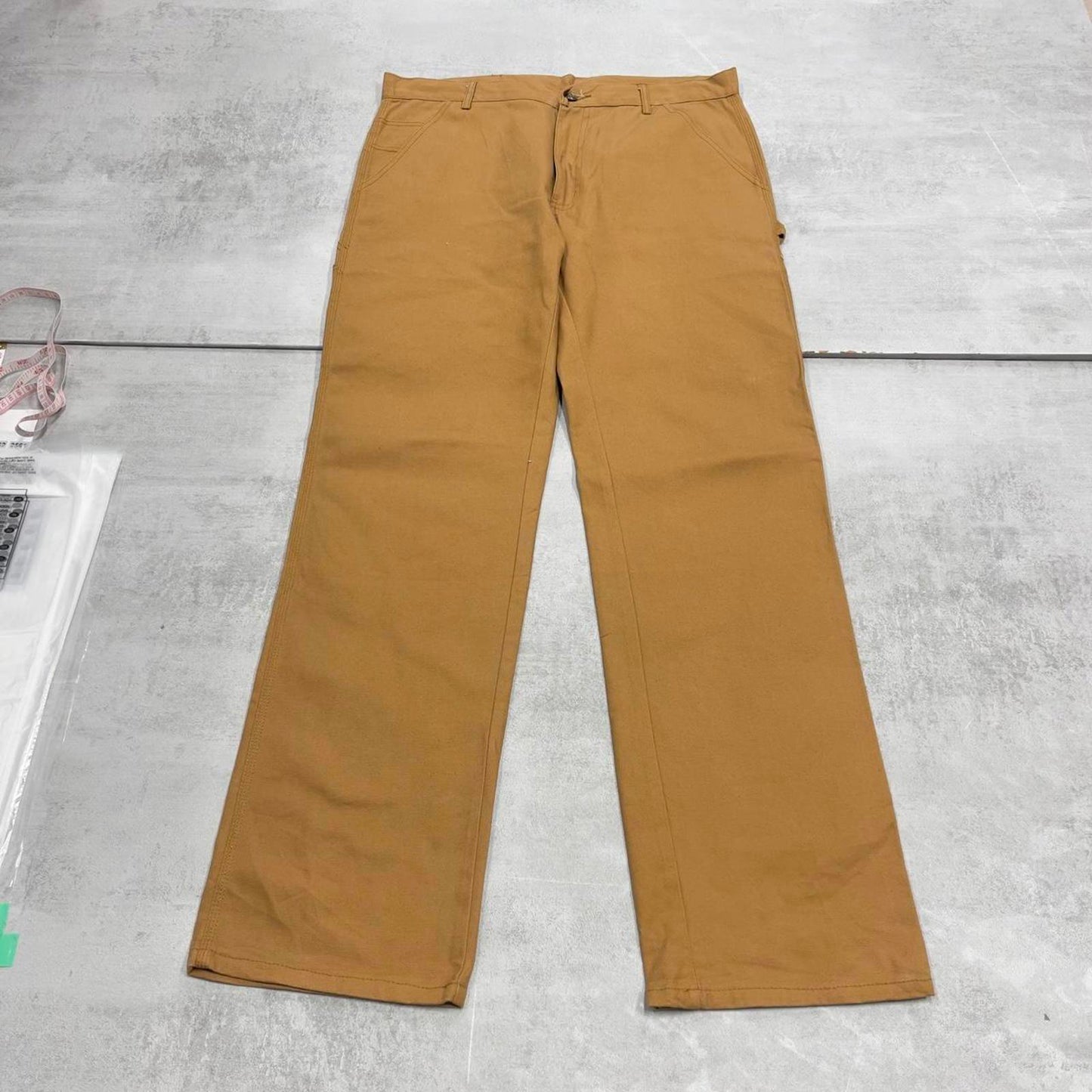 HMS carpenter jeans W34L32 tan loose skater style cargos