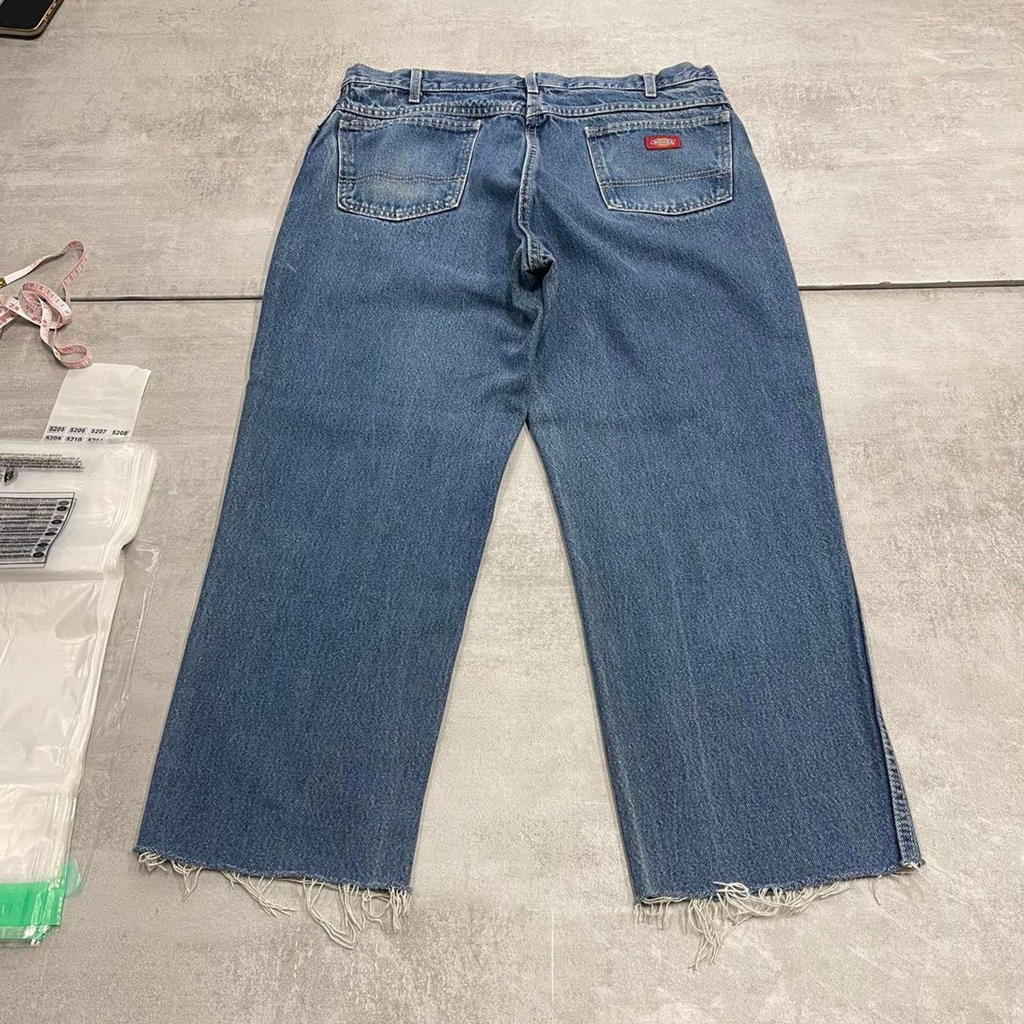 Blue Dickies jeans W36L27 loose denim 90s style skater jeans