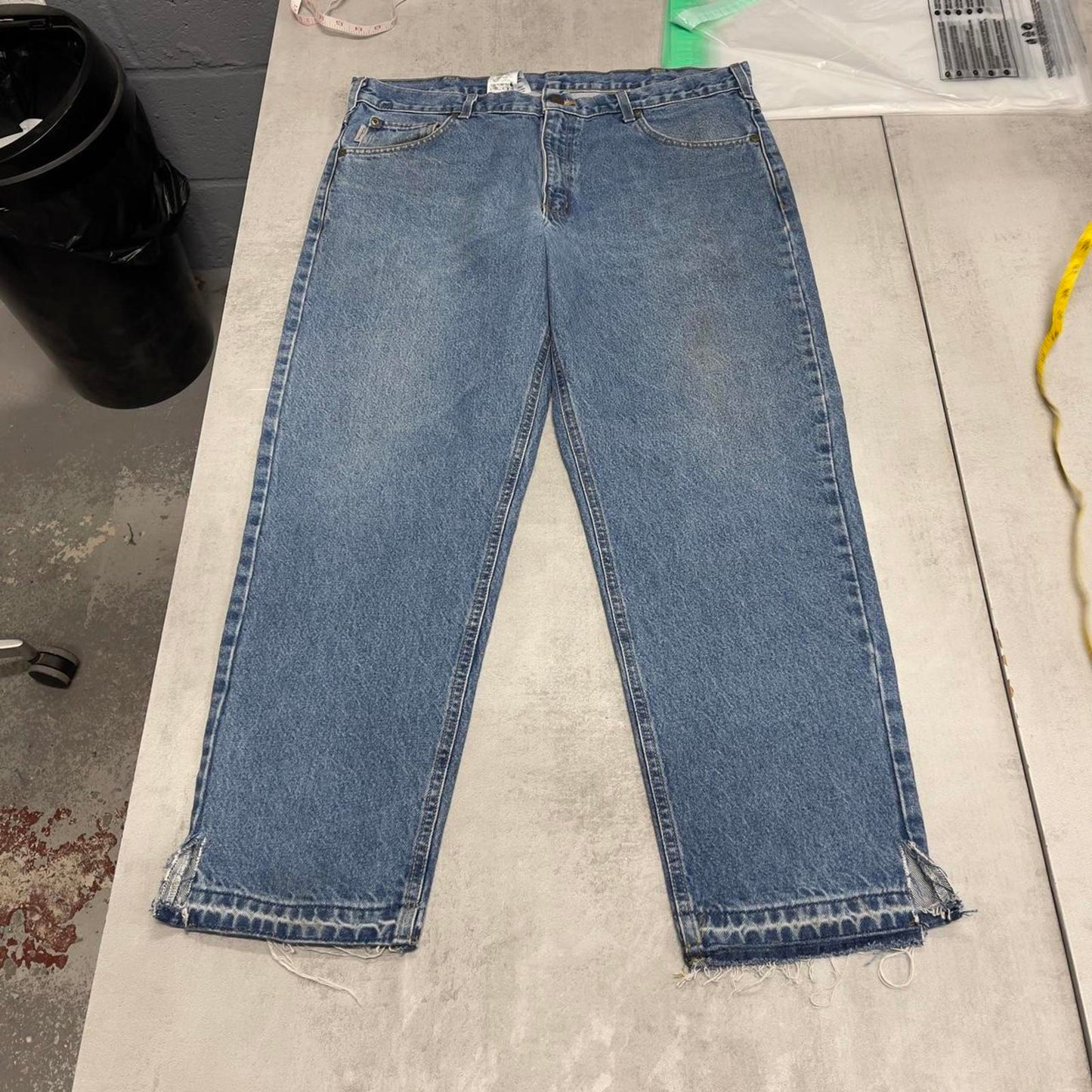 Blue Carhartt jeans W38L29 loose denim 90s style skater jeans