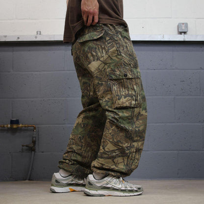 Walls Realtree camo cargo pants loose khaki Loose leg camouflage utility hunting pants