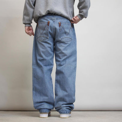 Mens Sean John jeans W34 L33 Blue loose denim y2k jeans