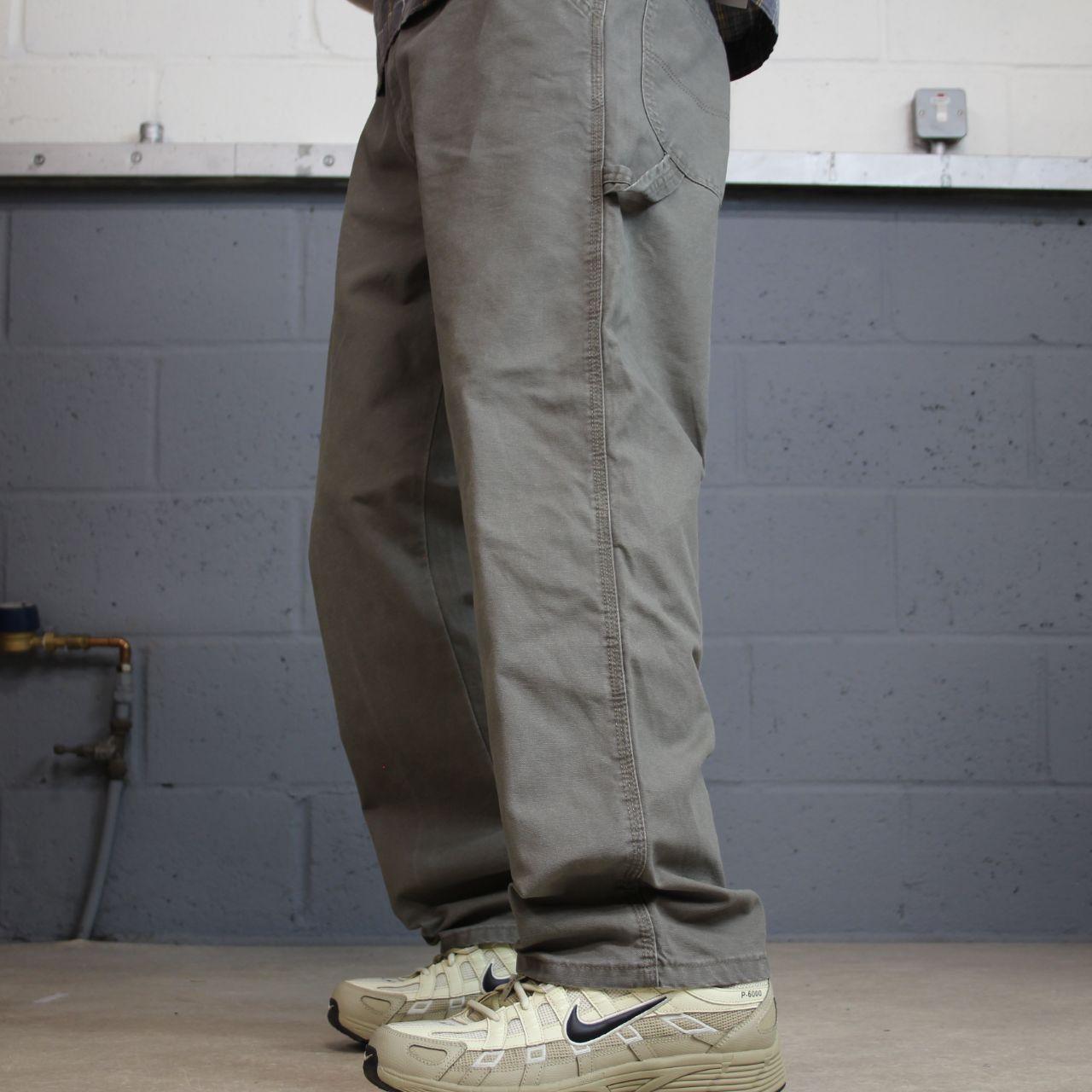 Rustler baggy carpenter jeans y2k wide leg grey 100% cotton skater style utility cargo pants