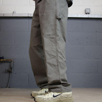 Rustler baggy carpenter jeans y2k wide leg grey 100% cotton skater style utility cargo pants