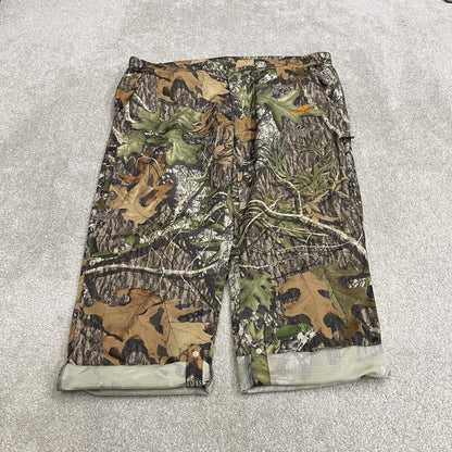 Y2K convertible Mossy Oak camo trousers / shorts lightweight technical outdoors hiking pants