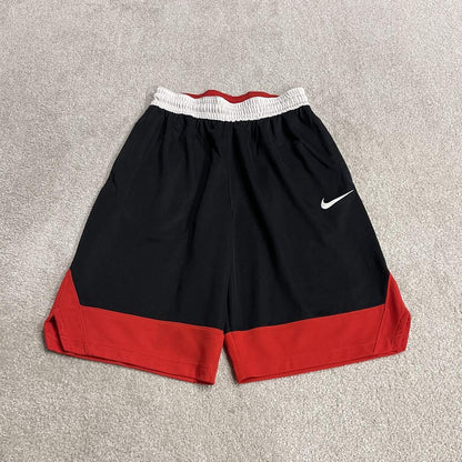 Nike sports shorts y2k black red Dri-Fit comfy floaty summer gym shorts