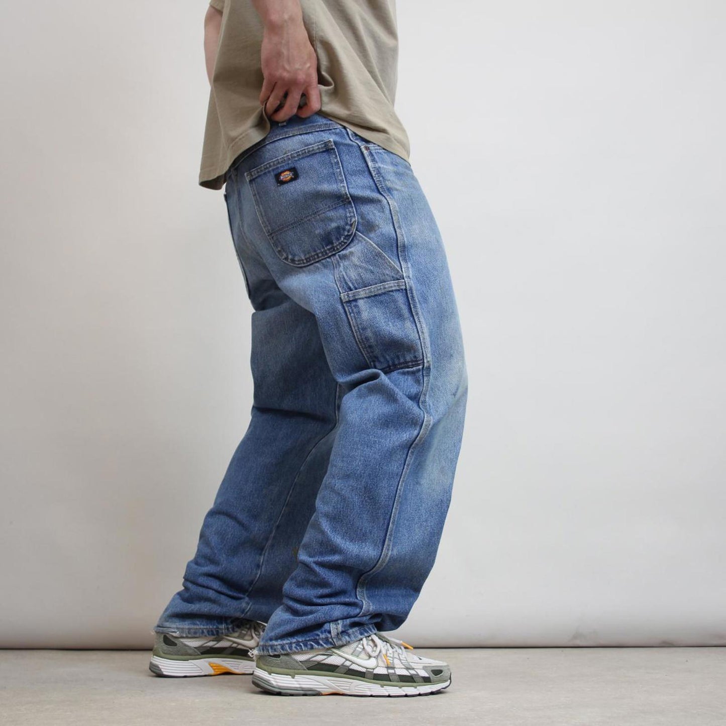 Mens baggy Dickies carpenter jeans W36 L34