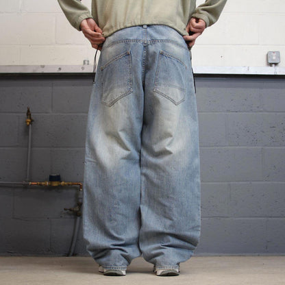 Y2K baggy Ecko Unltd jeans wide leg blue Loose fit denim skater style pants