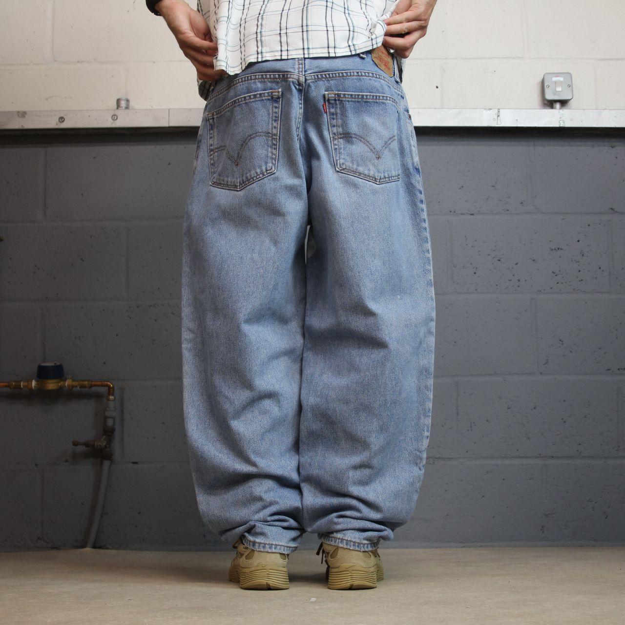 Levi’s 560 baggy jeans y2k W36L30 blue denim red tab logo y2k pants