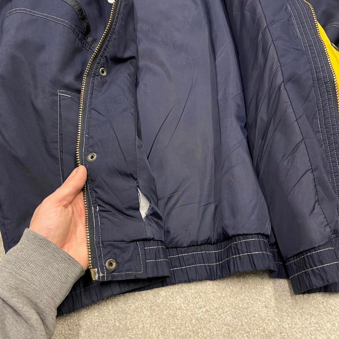 Vintage Puma King technical jacket L men's y2k 00s style bomber embroidered detail