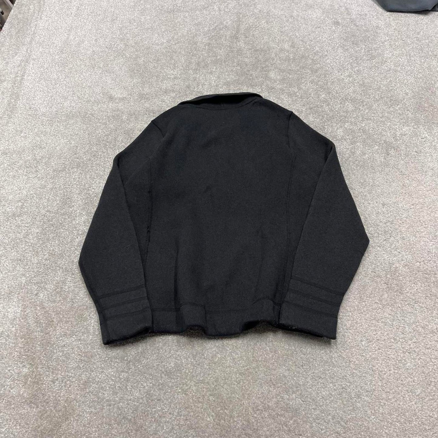 North Face technical fleece large women's TNF black full zip y2k style autumn