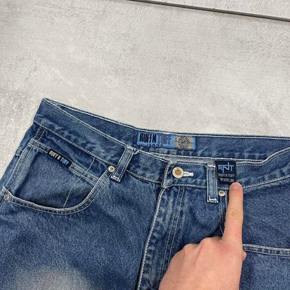Baggy RUFF N TUFF jeans W32 L30 blue denim skater style jeans